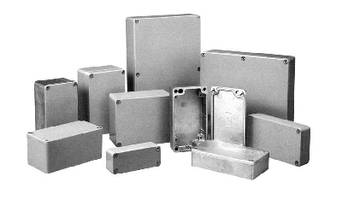 Die-Cast Aluminum Boxes feature IP68 rating.