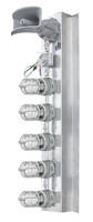 Multi-Colored LED Signal Stack Light has 110 dBA audible horn.