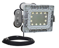 Explosionproof 150 W LED Light has adjustable magnetic base.