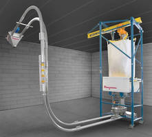 Bulk Bag Weigh Batching System integrates tubular cable conveyor.