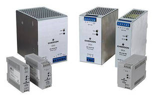 DIN Rail Power Supplies serve controlled environment applications.