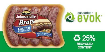 Cascades® EVOK® Expands into the US with Johnsonville® Fresh Sausage Products
