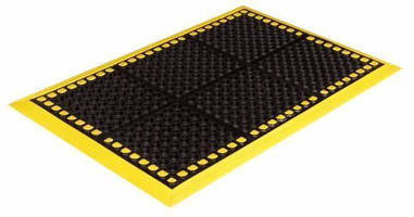 Heavy-Duty Rubber Mat prevents slips, fatigue in wet areas.