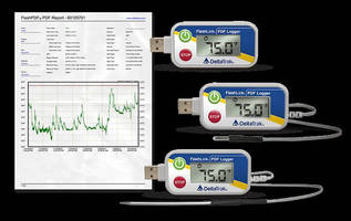 USB PDF Reusable Dataloggers monitor temperature conditions.