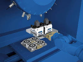 Clamping System handles small precision components.