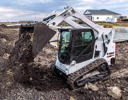 Compact Track Loader has 74 hp Tier 4 turbo diesel engine.