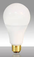 Three-Way LED Lamp replaces 40/60/100 W incandescent bulbs.