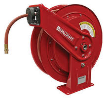 Spring Retractable Reels accommodate up to 100 ft of hose.