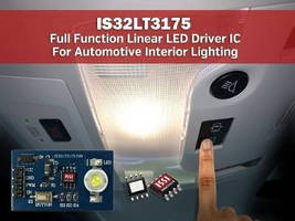 LED Driver IC supports automotive interior lighting.