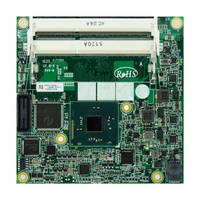 COM Express Module supports Intel Celeron N3xxx processors.