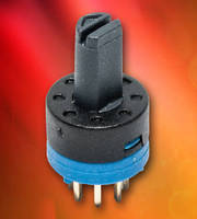 Subminiature Rotary Switches feature 9.2 mm body diameter.