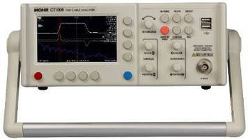 TDR Cable Analyzer measures frequency domain S-parameters.