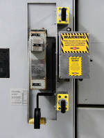 Remote Switch Actuator safely closes/trips GE load break switch.