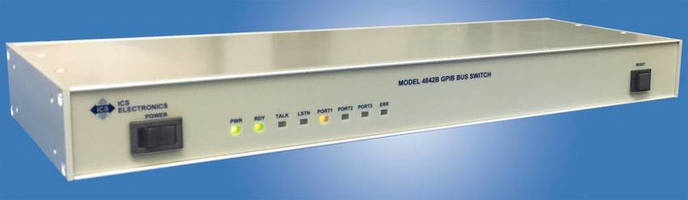 GPIB-Controlled GPIB Bus Switch automates test systems.