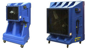 Portable Evaporative Coolers offer 8 hr of independent operation.