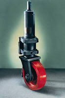 Heavy-Duty Swivel Jacking Caster features 6 in. lift.