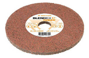 Blending Disc eases finishing in hard-to-reach areas.