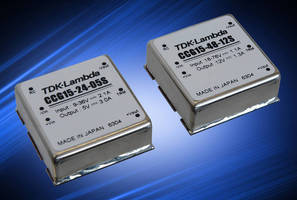 Wide Input 15 W DC/DC Converters have 6-sided shielding.