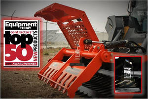 Worksaver Sweep Action Rock Grapple Part of Top 50 New Products by Equipment Today