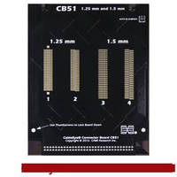 Test Board accepts surface mount and through hole connectors.