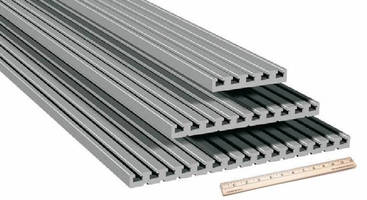 Aluminum Extrusion Table Plates make solid table surfaces.