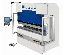 Press Brakes include 6 axes with passive crowning system.