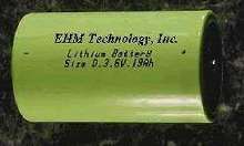 Primary Lithium Battery has 19 A-hr rated capacity.