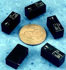 Electromechanical Relays have low profile packages.