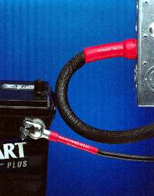 Heat Shrink Tubing provides strain relief and seal.