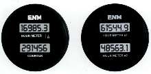 Dual Instrument combines hour meter and counter.