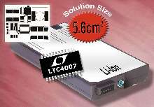 Li-Ion Battery Charger delivers 4 A with 96% efficiency.