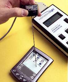 Radiometer Probe measures brightness of 0.5 mm spot.