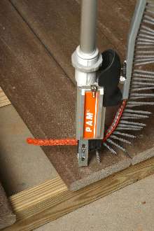 Deck Screws allow fast installation of composite decking.