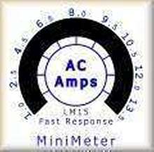 Meter displays current and volts in AC line applications.