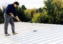 Metal Roof Repair System seals and waterproofs.