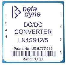 DC/DC Converters offer low output noise to 5 mVpp.