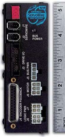 Servodrives use FireWire-based motion control networking.