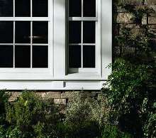 Double-Hung Window features traditional styling.