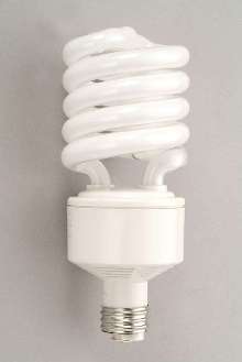 Fluorescent Lightbulb provides 3 distinct light levels.