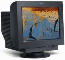 Color CRT Monitor offers low distortion and low glare.