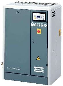 Rotary-Screw Compressor saves space with built-in features.