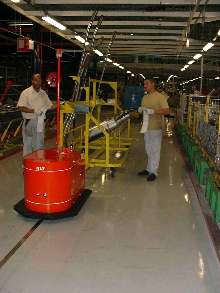 Automatic Guided Vehicles simplify material handling.