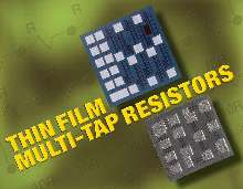Resistor Chips provide film stability over time and temperature.