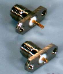 Panel-Mount Connectors suit high-frequency applications.