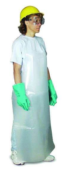 Polyethylene Apron offers complete acid resistance.