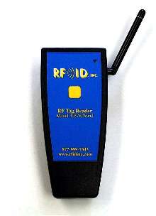 Hand Held Reader transmits read data up to 150 ft away.