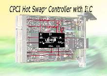 Hot Swap Controller features I_C interface.