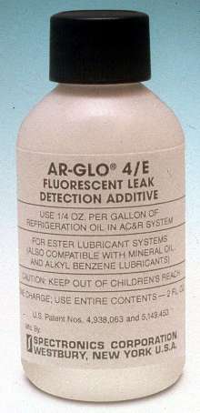 Fluorescent Leak Detection Dye works with all refrigerants.