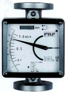 Flowmeter totalizes and provides alarm/analog output.