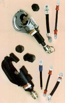 Hydraulic Crimping Tools handle heavy-gauge connectors.